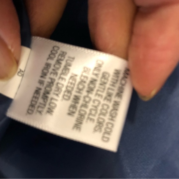 CROFT & BARROW LIGHT BLUE STRIPLE WOMENS 2 POCKESTS SLEEVELESS SIZE M WG - Picture 9 of 9